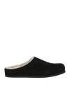 Common Projects Shearling Clogs In Black