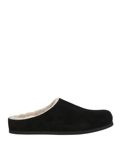 COMMON PROJECTS COMMON PROJECTS WOMAN MULES & CLOGS BLACK SIZE 6 LEATHER
