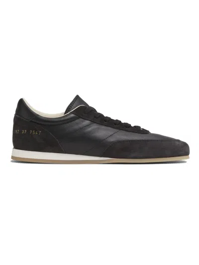 COMMON PROJECTS WOMEN'S MINIMAL RUNNER SUEDE & LEATHER SNEAKERS