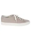 Common Projects Achilles Leather Sneakers In Light Pink Leather In Grey