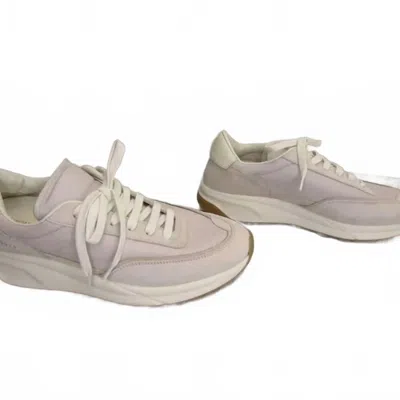 Common Projects Women's Track 80 Low-top Casual Lace-up Sneakers In White