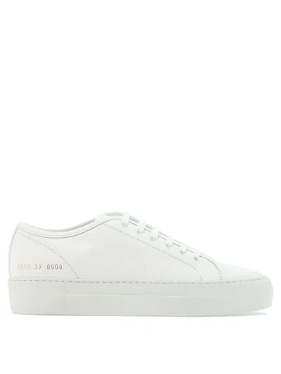 Common Projects Women's White Leather Sneakers For Ss24