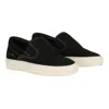 Common Projects Slip On Contrast-stitch Sneakers In Black