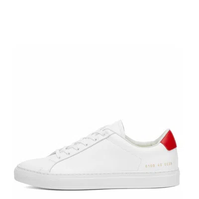 Common Projects Womens Retro Classic Low Top Sneakers In Red