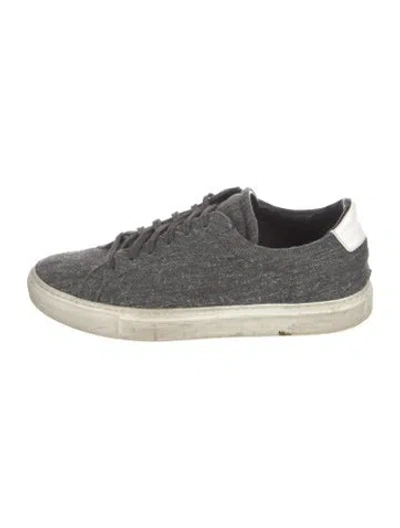 Pre-owned Common Projects Wool Sneakers In Gray