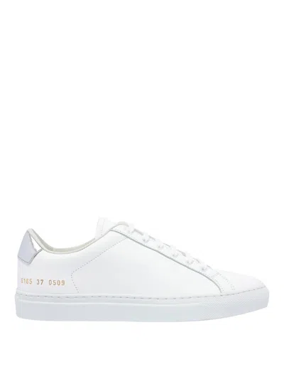 Common Projects White Retro Classic Sneakers