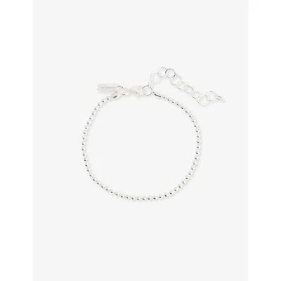Commonlines Mens Ball Chain Sterling-silver Bracelet