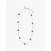 Commonlines Mens Como Link Sterling-silver Necklace In Silver