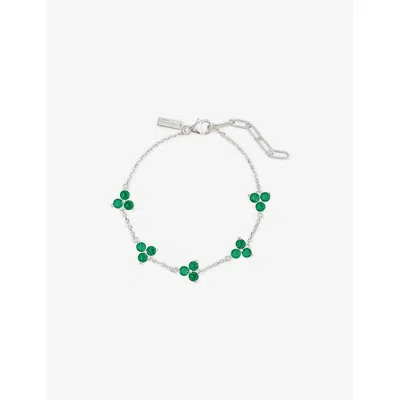 Commonlines Mens Como Link Sterling-silver Bracelet