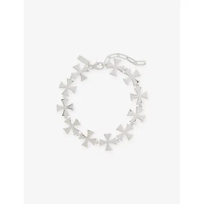 Commonlines Mens Crusade Sterling-silver Bracelet