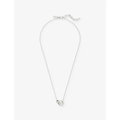 Commonlines Mens Element Sterling-silver Pendant Necklace