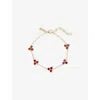 Commonlines Mens Gold Arabia Crystal-embellished Sterling-silver Bracelet