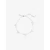 Commonlines Mens Link Pearl Sterling-silver And Freshwater-pearl Bracelet In Metallic