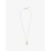 Commonlines Mens Maria Gold-finish Sterling-silver Necklace
