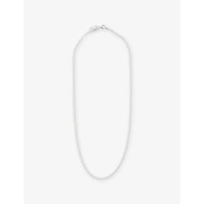 Commonlines Mens  Mini Curb-chain 925 Sterling-silver Necklace