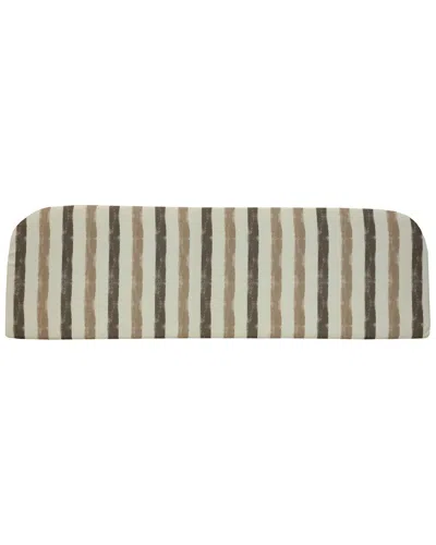 Commonwealth Home Fashions Outdoor Decor By Commonwealth Nature Outdoor Stripe Printed Bench Seat Cushion