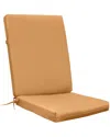 Commonwealth Home Fashions Outdoor Decor By Commonwealth Outdoor Solid Olefin Textured High Back Cushion