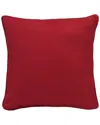 Commonwealth Home Fashions Outdoor Decor By Commonwealth Outdoor Solid Olefin Textured Large Pillow