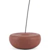 Commune Ceramic Incense Holder In Brown