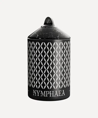 Commune Nymphaea Nox Scented Candle With Black Marble Cover 400g