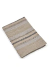 Commune Stripe Linen Kitchen Towel In Nude