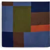 Commune X R+d Lab  Abstract Wool & Cashmere Blanket In Blue