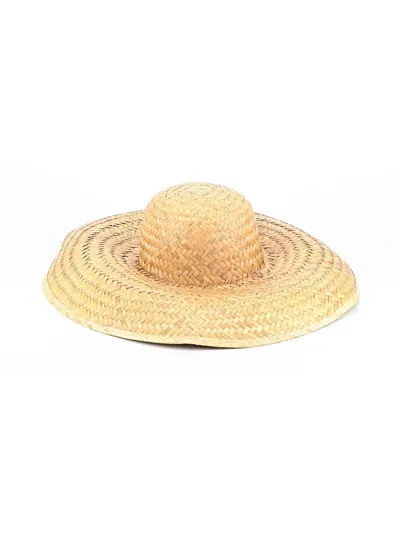Pre-owned Communitie Sun Hat In Brown