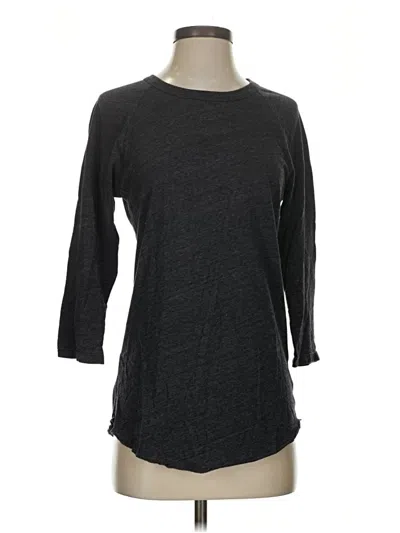 Pre-owned Community 3/4 Sleeve T-shirt In Gray