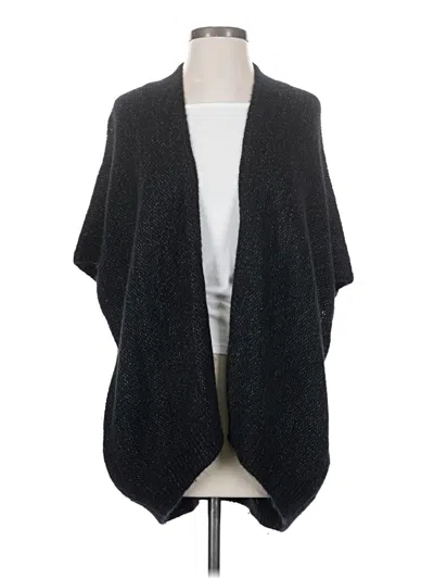 Pre-owned Community Poncho In Black