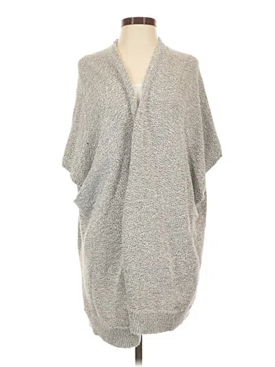 Pre-owned Community Poncho In Gray