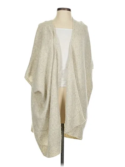 Pre-owned Community Poncho In Tan