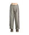 Communs Belt-loop Casual Pants In Gray