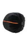 Communs Button Trim Hat In Black