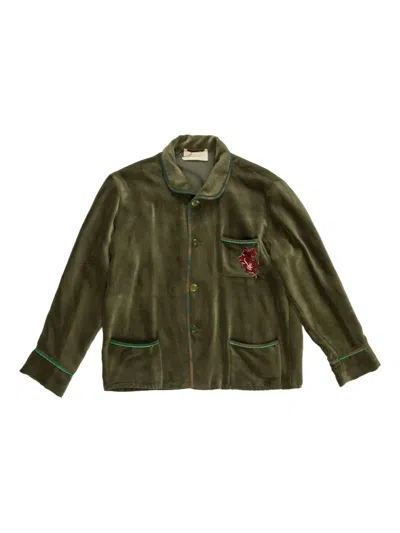 Communs Button-up Shirt In Green