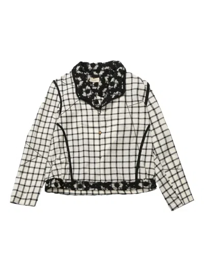 Communs Checked Patterned Jacket