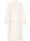 Communs Double-breasted Coat In Neutrals