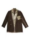 Communs Fringed Patchwork Jacket