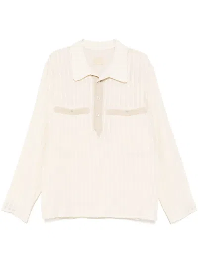 Communs Half-button Shirt In Pink