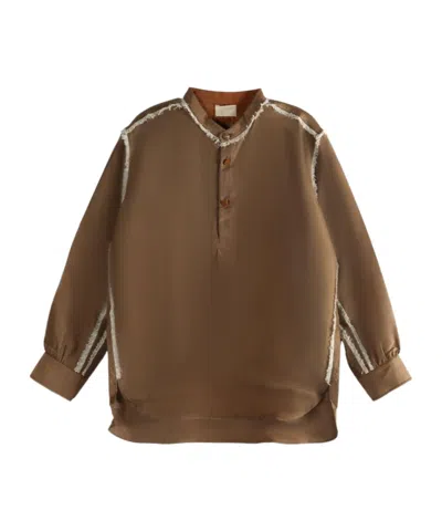 Communs Loose Reverse Motif Shirt In Multi