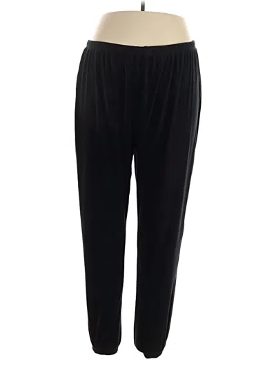 Pre-owned Como Blu Casual Pants In Black
