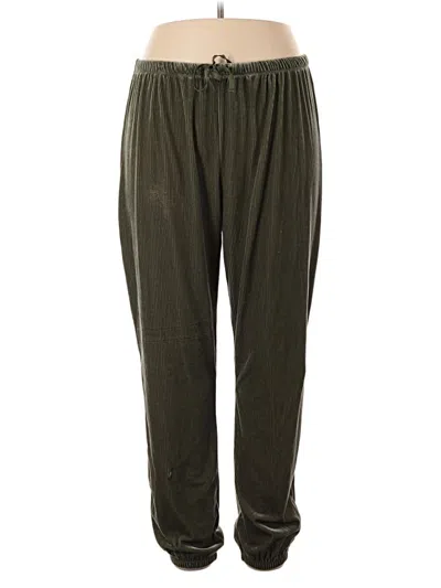 Pre-owned Como Blu Casual Pants In Green