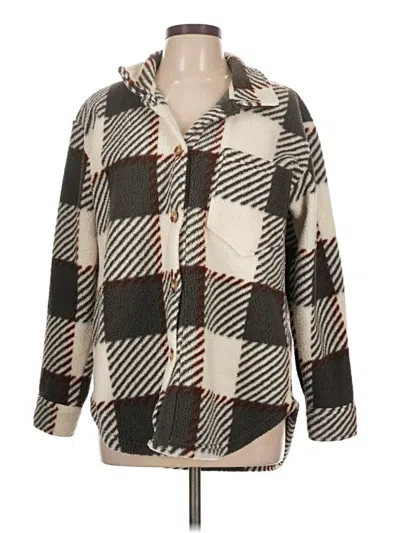 Pre-owned Como Blu Coat In Brown