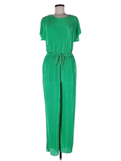 Pre-owned Como Blu Jumpsuit In Green