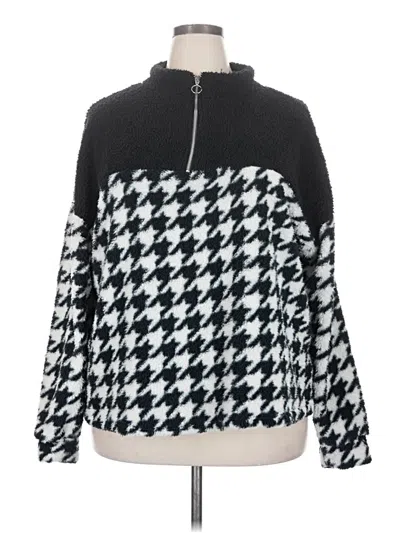 Pre-owned Como Blu Pullover Sweater In Black