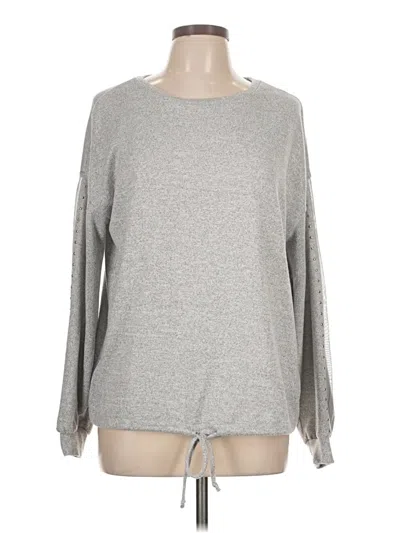 Pre-owned Como Blu Pullover Sweater In Gray