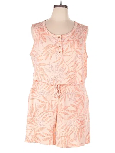 Pre-owned Como Blu Romper In Pink
