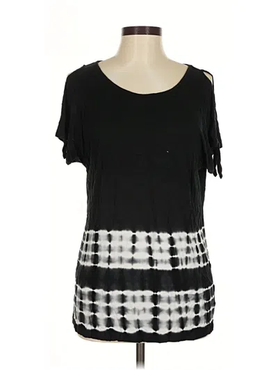 Pre-owned Como Blu Short Sleeve T-shirt In Black