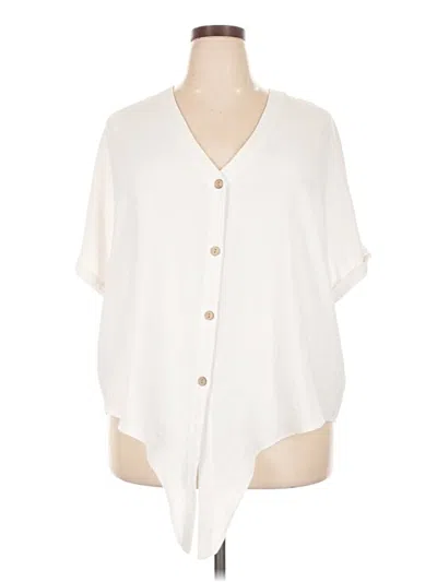 Pre-owned Como Blu Short Sleeve T-shirt In Ivory