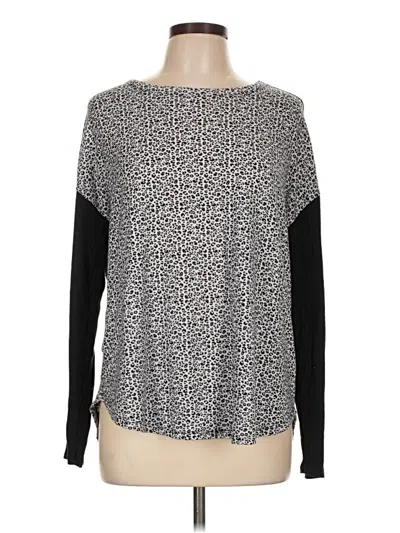 Pre-owned Como Vintage 3/4 Sleeve T-shirt In Gray