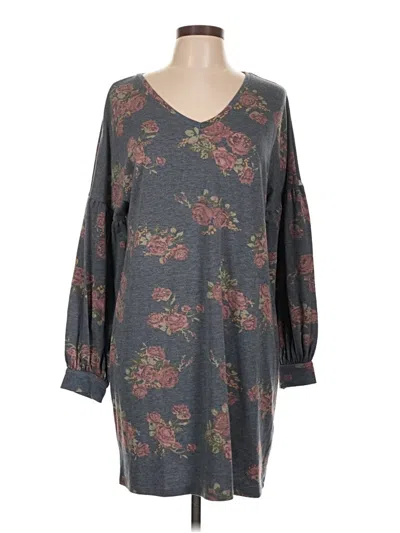 Pre-owned Como Vintage Casual Dress In Gray